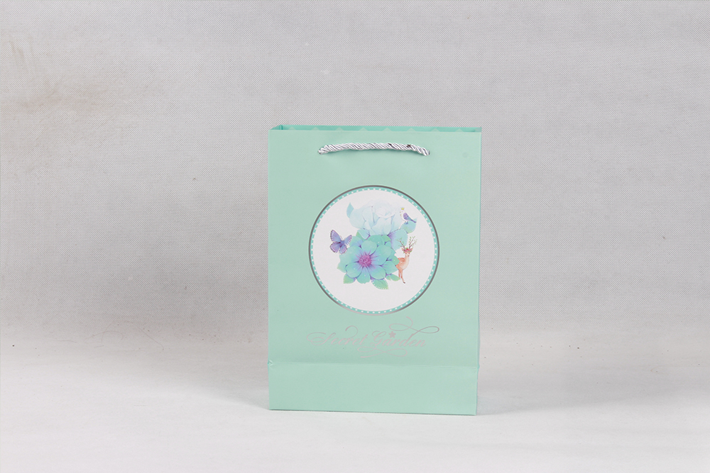 gerden大號(hào)精美化妝品銅版紙袋定制 gerden大號(hào)精美化妝品銅版紙袋定制