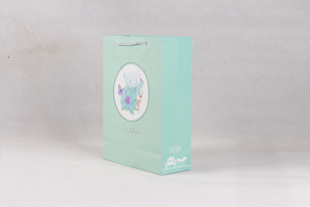 gerden大號(hào)精美化妝品銅版紙袋定制 gerden大號(hào)精美化妝品銅版紙袋定制