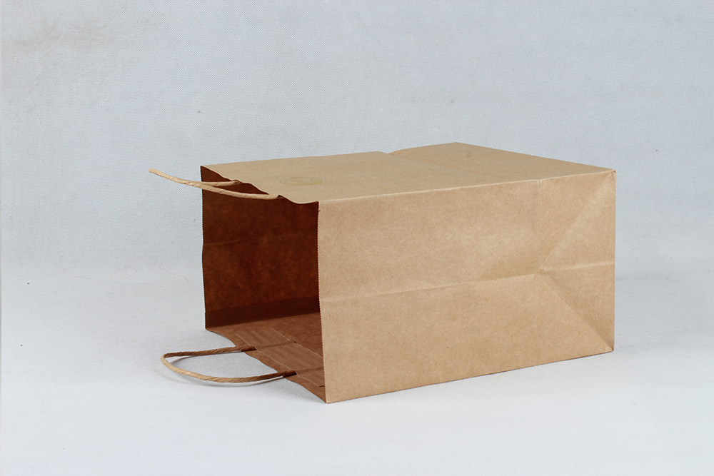 牛皮色高檔打包牛皮紙袋定制 牛皮色高檔打包牛皮紙袋定制