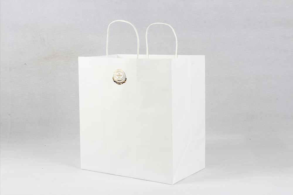 白色簡約打包牛皮紙袋定制 白色簡約打包牛皮紙袋定制