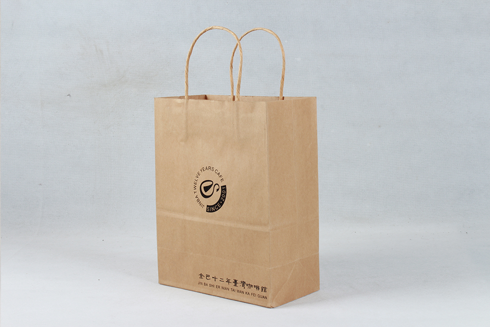 咖啡館精致打包牛皮紙袋定制 咖啡館精致打包牛皮紙袋定制