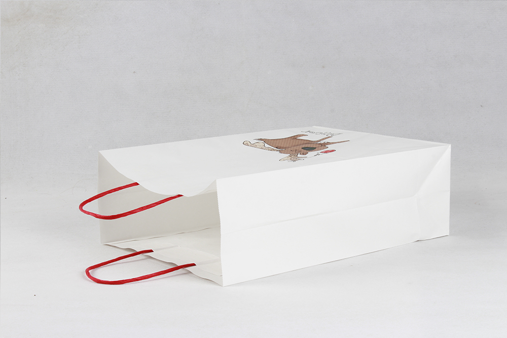 卡通鹿簡約牛皮服裝紙袋定制 卡通鹿簡約牛皮服裝紙袋定制