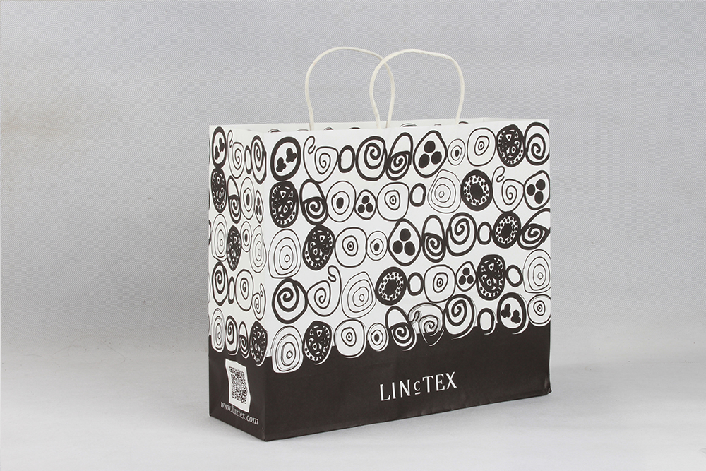 黑色創(chuàng)意型牛皮紙袋 LINCTEX 黑色創(chuàng)意型牛皮紙袋 LINCTEX
