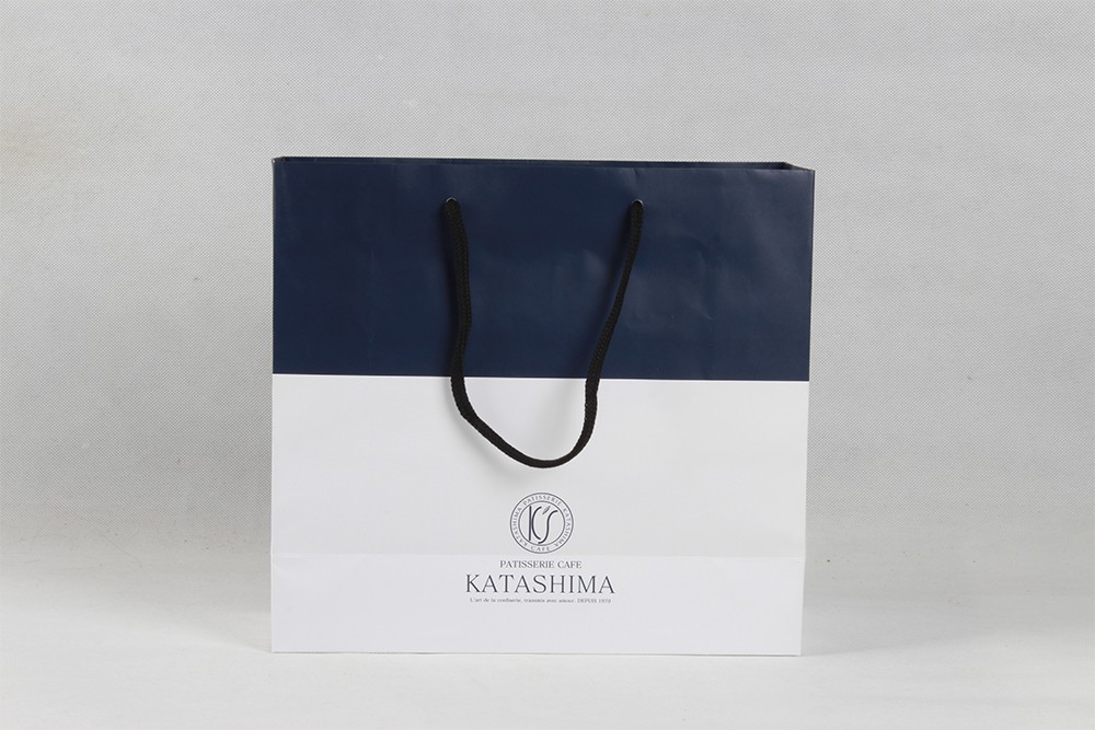 高端商務型銅版紙袋  KATASHIMA