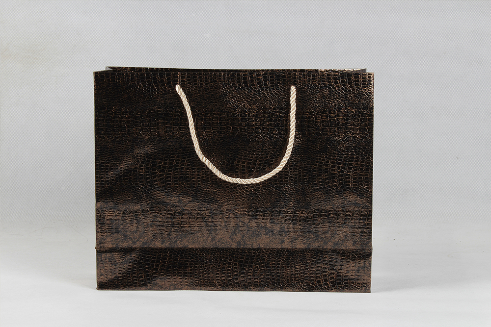 高檔褐色商務型銅版紙袋 高檔褐色商務型銅版紙袋