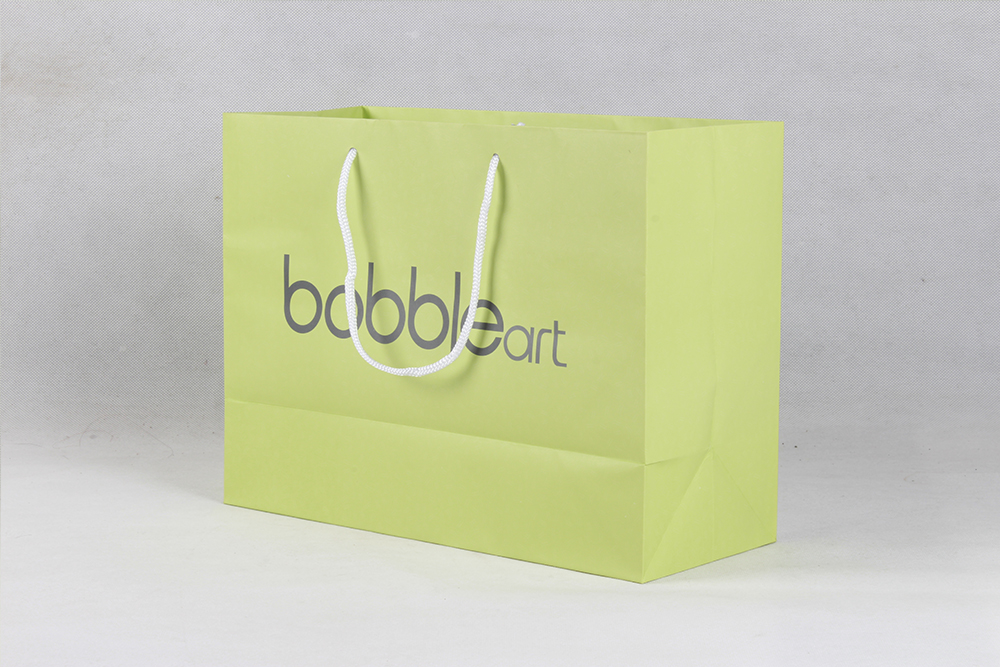 唯美藝術型白卡紙袋 BOBBLE ART 唯美藝術型白卡紙袋 BOBBLE ART